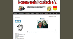 Desktop Screenshot of narrenverein-hosskirch.de